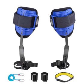 Tree Climbing Spikes Set, Height-Adjustable Tree Climbing Gear with Straps & Waist Harness, 350 lbs Load Capacity