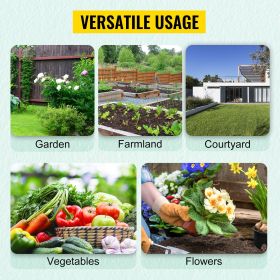 15 x 6.5 x 7 ft Walk-in Tunnel Greenhouse, Portable Plant Hot House with Galvanized Steel Hoops, 1 Top Beam, Diagonal Poles