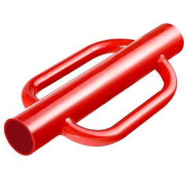 Fence Post Driver with Handles, 4.11 in Inner Diameter T Post Pole Pounder, 22LB Heavy Duty Carbon Steel Hand Post Rammer