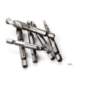 Wind Batch Hex Shank Twist Drill Bit Titanium Plated 6.35 Handle 10PC 13PC Set   High Speed Steel (Option: 4341)
