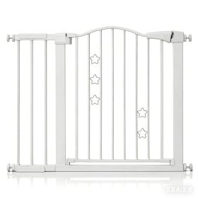 Safety Adjustable Gate (Option: White)
