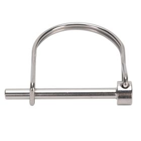 Safety Coupler Pin 316 Stainless Steel D Type Shaft Locking Pin For Table Saw Truck Boat Trailer 4.8x50mm/0.19x1.97in (Option: Default)