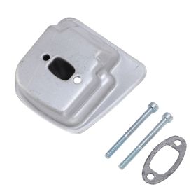 Brushcutter Muffler Fit For FS55 FS55C Exhaust Kit 4140 140 0609 OEM Parts For Motor Pipe (Option: Default)