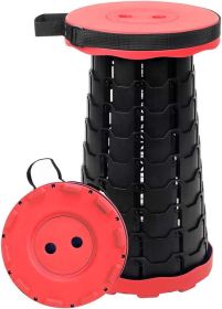 Retractable Quick Stool (Color: Red)